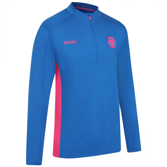 Wolverhampton Wanderers Store | Shop Official 2025-26 Players Training 1/4 Zip – Blue Wolves Gear